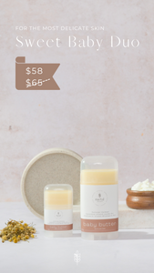 Sweet Baby Butter Duo – Naetal Skincare